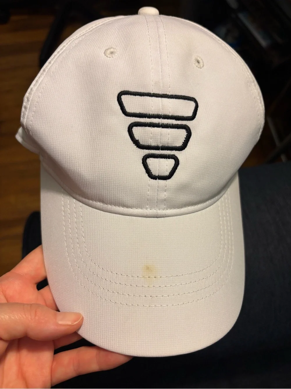Nike White/Black Adjustable Solid Baseball Cap Hat One Size Unisex Adults